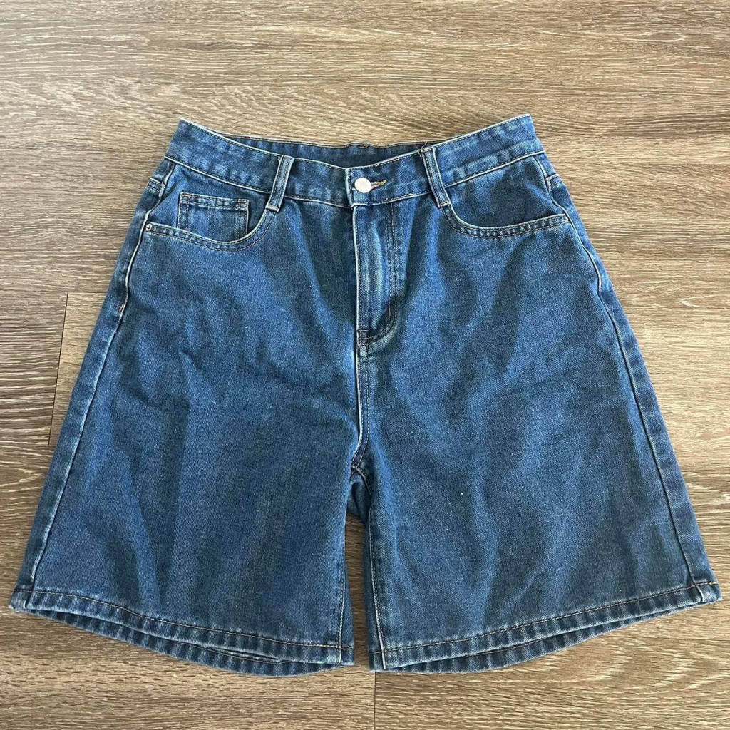 Pocket Denim Shorts