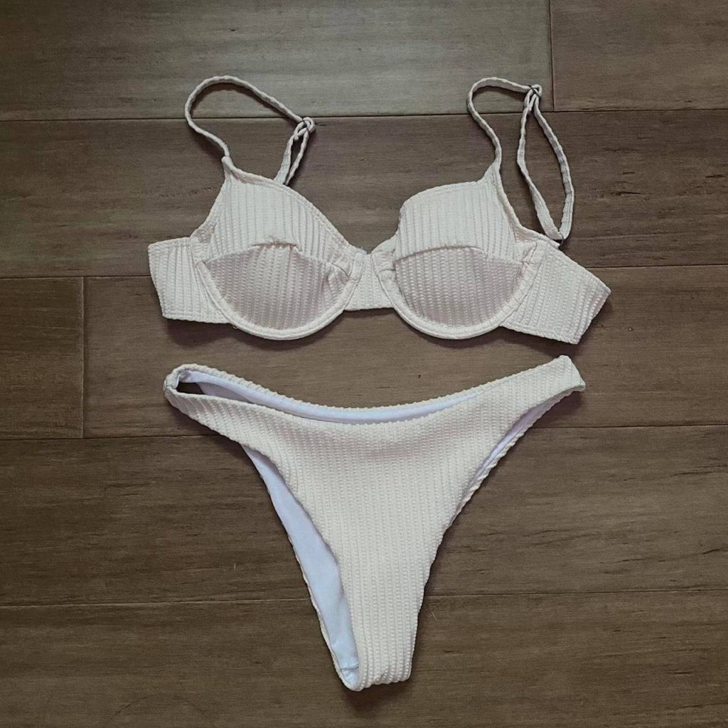 Striped Bikini Set