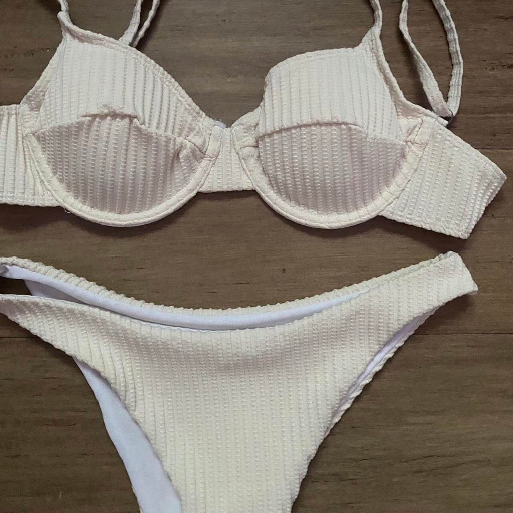 Striped Bikini Set