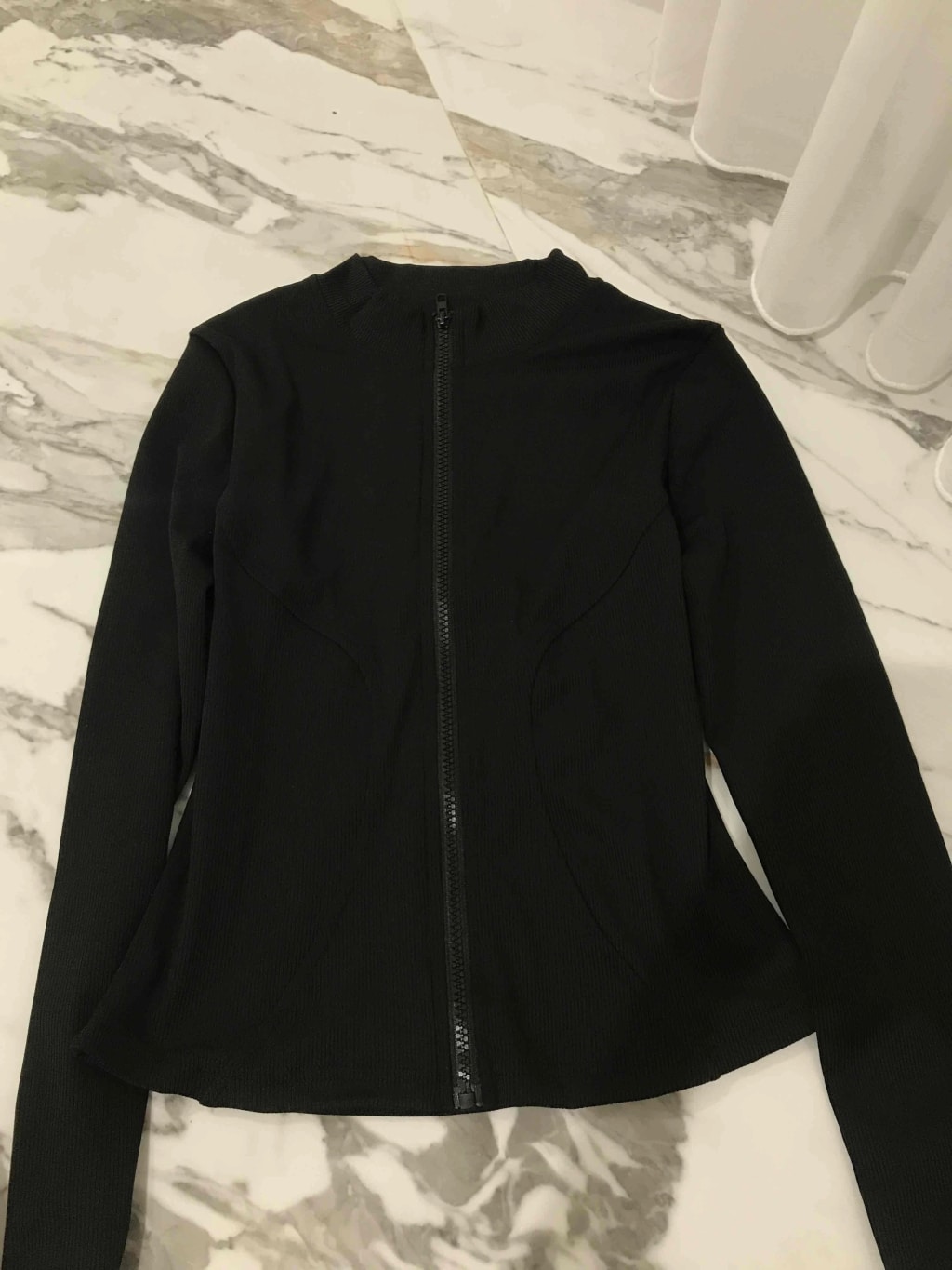 Zip Up Black Jacket