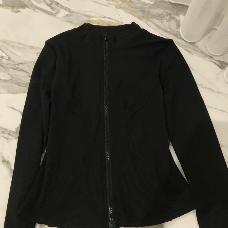 Zip Up Black Jacket