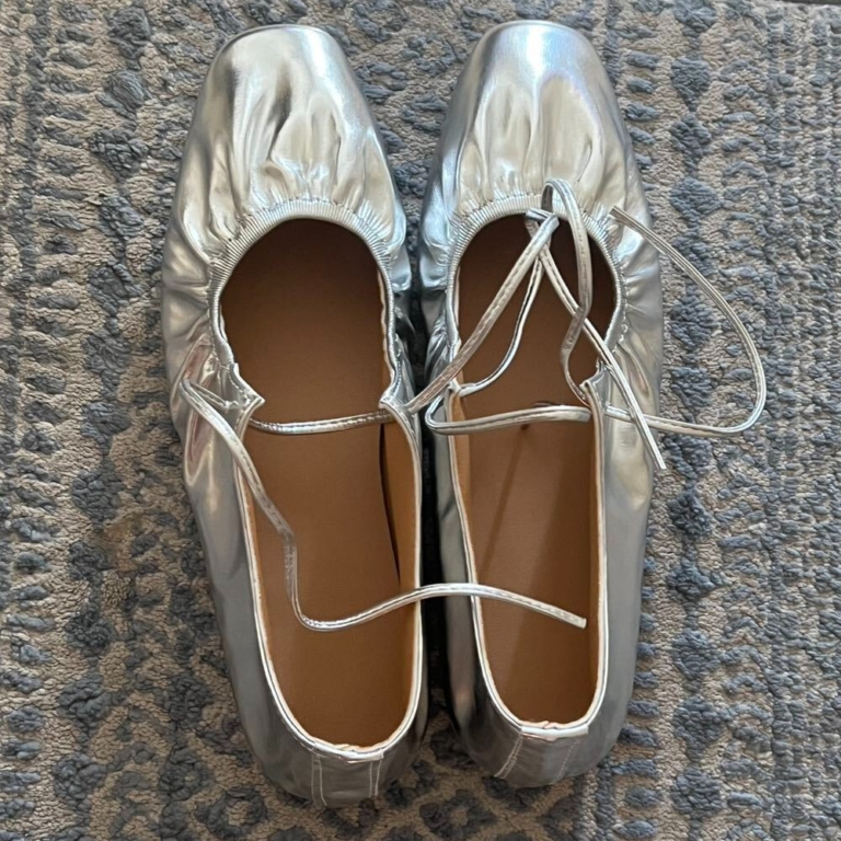 Metallic Ballet Flats