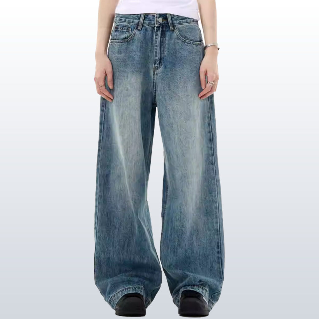 Signature wide-leg baggy af jeans