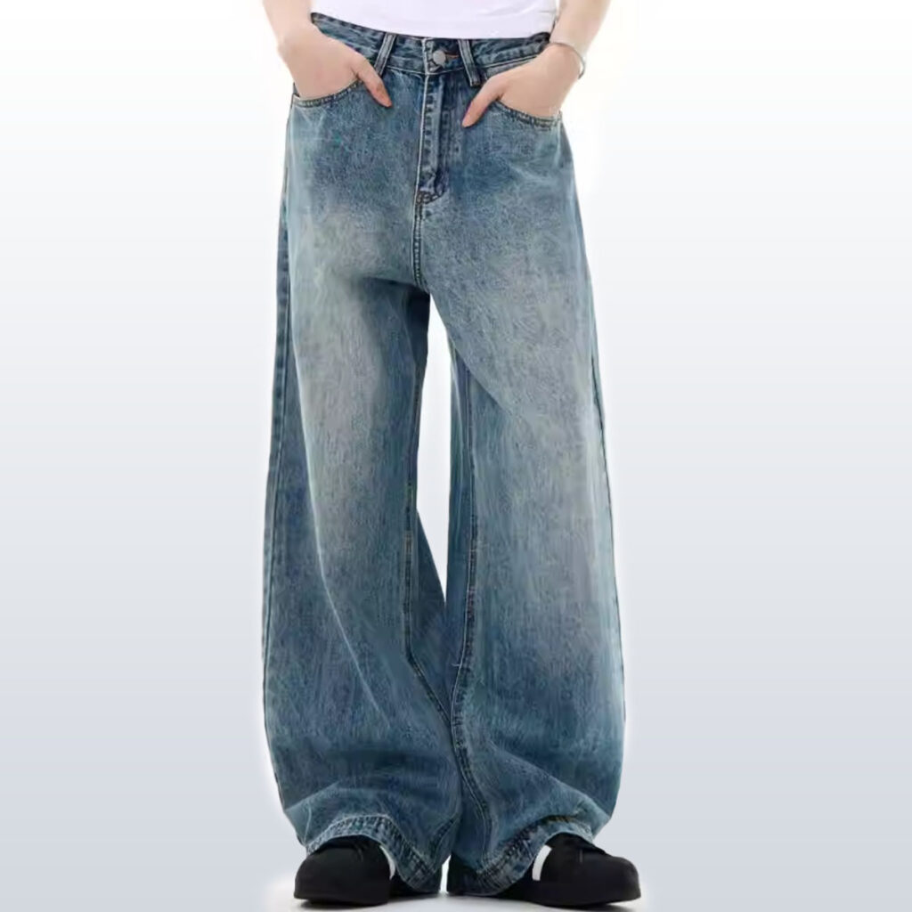 Signature wide-leg baggy af jeans