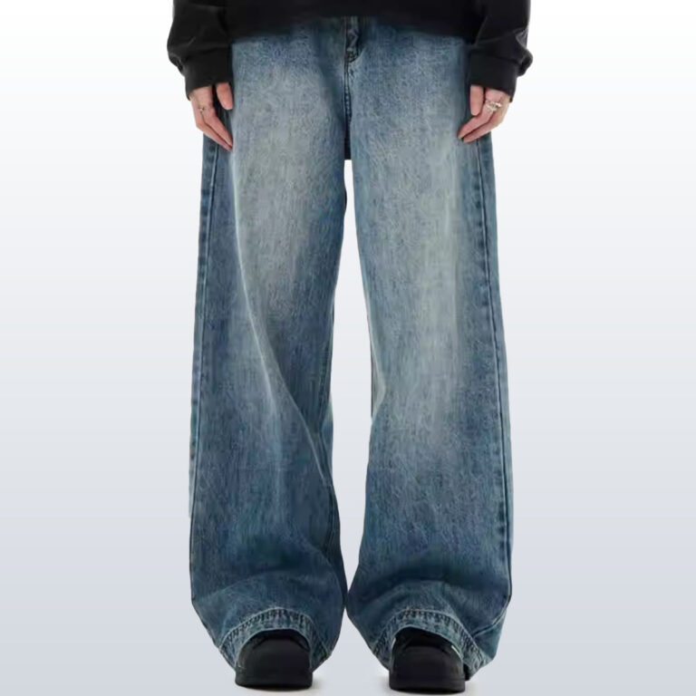 Signature wide-leg baggy af jeans