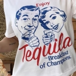 Women's White Tequila Graphic Tee