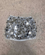 Bodycon Mini Skirt with Sequins