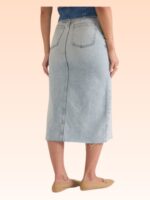 Denim Midi Skirt