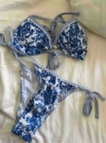 Floral Printed Bikini Set