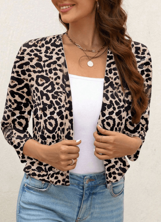 Leopard Print Jacket