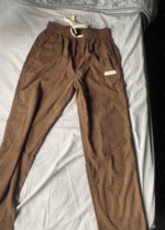 Loose Fit Corduroy Pants