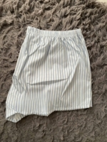 Women's Striped Low-Rise Shorts