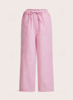 Striped Loose Straight Pants