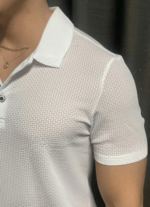 White Comfortable Polo Shirt