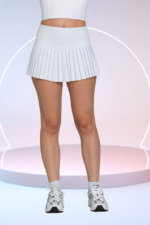 White Pleated Tennis Skirt