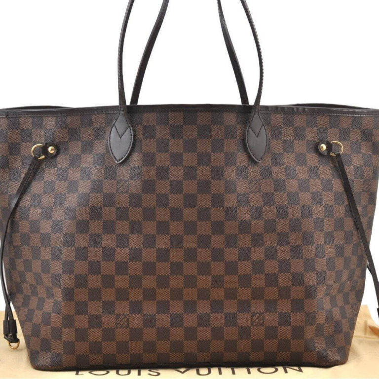 Louis Vuitton Damier Neverfull GM Shoulder Tote Bag