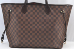 Louis Vuitton Damier Neverfull GM Shoulder Tote Bag