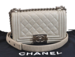 CHANEL BOY CHANEL Calf Skin Matelasse CC Shoulder Bag