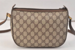 GUCCI Web Sherry Line Shoulder Bag GG PVC Leather