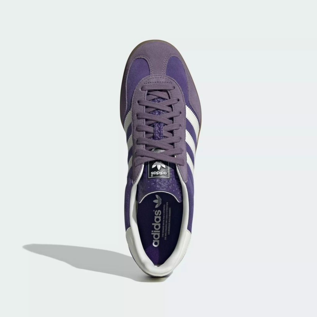 Adidas Gazelle Indoor Collegiate Purple and White