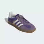 Adidas Gazelle Indoor Collegiate Purple and White