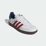 Adidas Samba OG Core White Victory Red Night