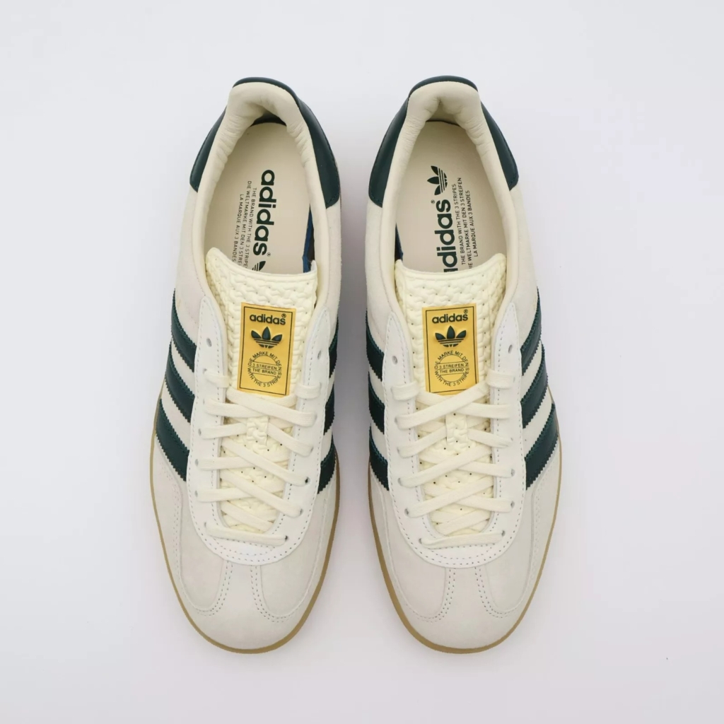 Adidas Gazelle Indoor Cream White Green Gum