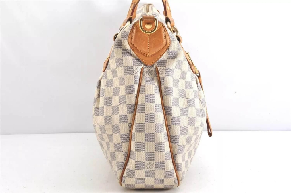 Louis Vuitton Damier Azur Evora 2Way Shoulder Tote Bag