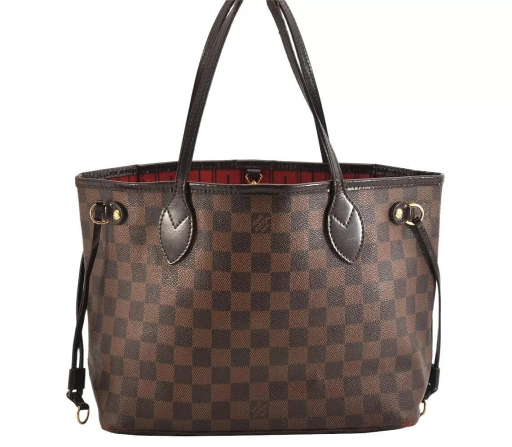 Louis Vuitton Damier Neverfull PM Shoulder Tote Bag