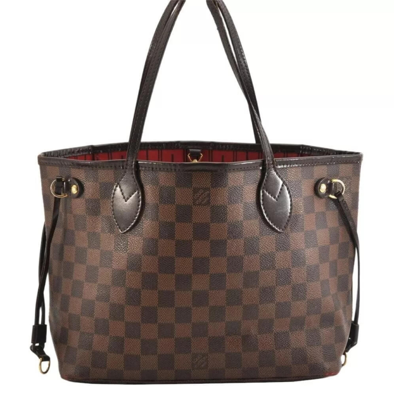 Louis Vuitton Damier Neverfull PM Shoulder Tote Bag