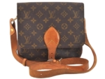 Louis Vuitton Monogram Cartouchiere MM Shoulder Cross Bag