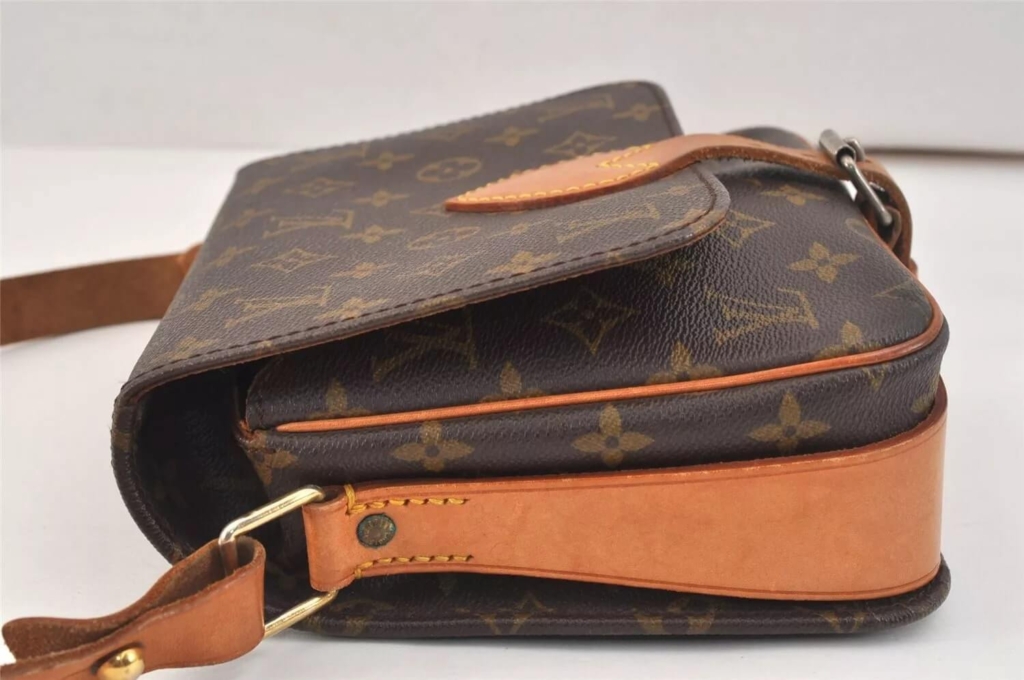 Louis Vuitton Monogram Cartouchiere MM Shoulder Cross Bag