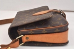 Louis Vuitton Monogram Cartouchiere MM Shoulder Cross Bag