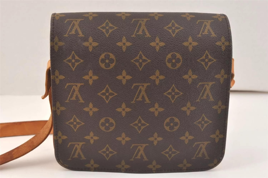 Louis Vuitton Monogram Cartouchiere MM Shoulder Cross Bag