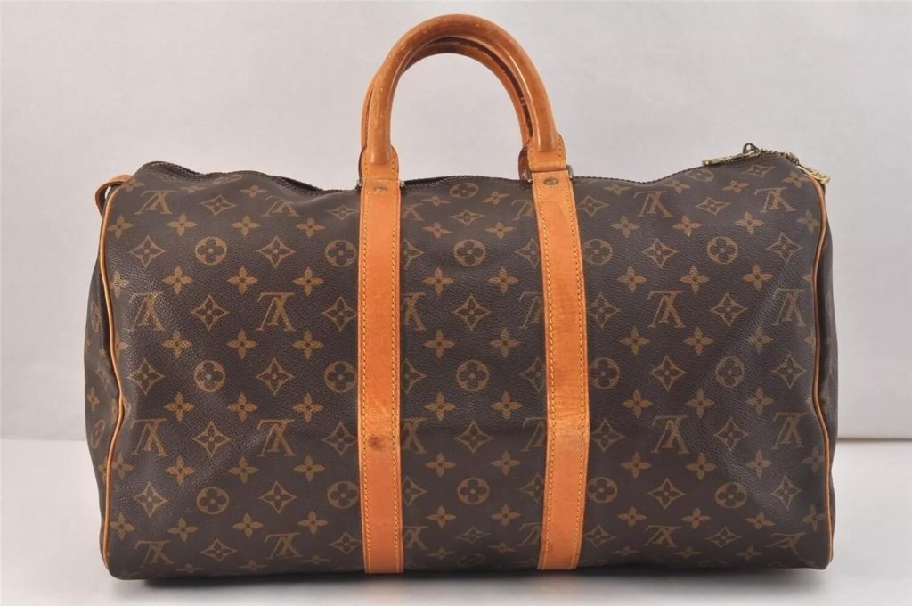 Louis Vuitton Monogram Keepall 45 Travel Boston Bag