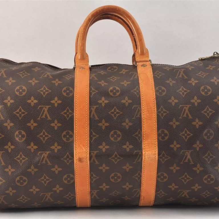 Louis Vuitton Monogram Keepall 45 Travel Boston Bag