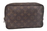 Louis Vuitton Monogram Trousse Toilette 23 Clutch Hand Bag