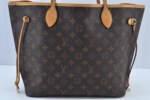 Louis Vuitton Monogram Neverfull MM Shoulder Tote Bag