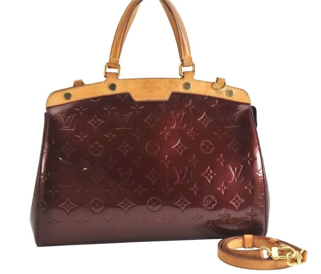 Louis Vuitton Vernis Brea MM 2Way Shoulder Hand Bag