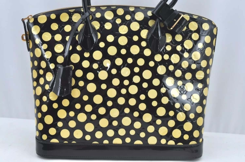 Louis Vuitton Vernis Dots Infinity LockitMM Yayoi Kusama Hand Bag