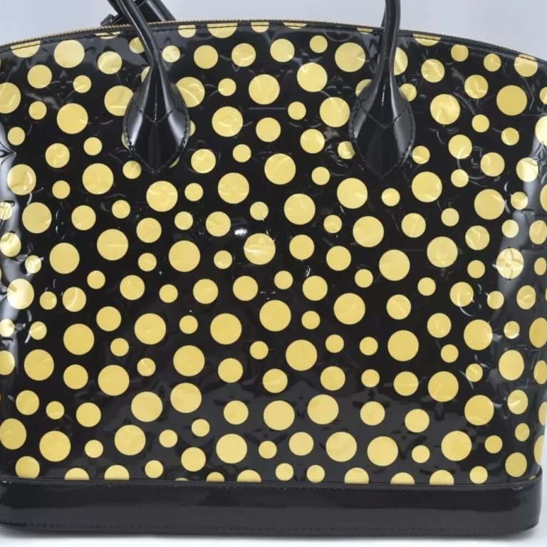 Louis Vuitton Vernis Dots Infinity LockitMM Yayoi Kusama Hand Bag