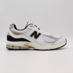 New Balance 2002R White and Gold Metallic