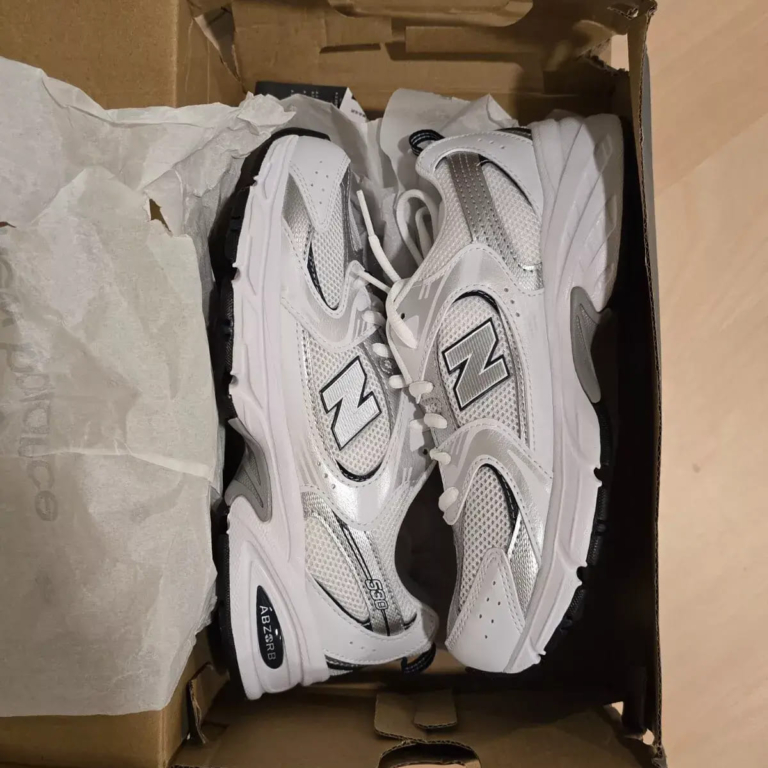 Size 5.5 - New Balance 530 White Natural Indigo