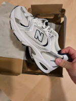 Size 5 - New Balance 530 White Natural Indigo