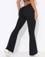 Flared Scrunch V-back Leggings