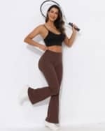 Flared Scrunch V-back Leggings