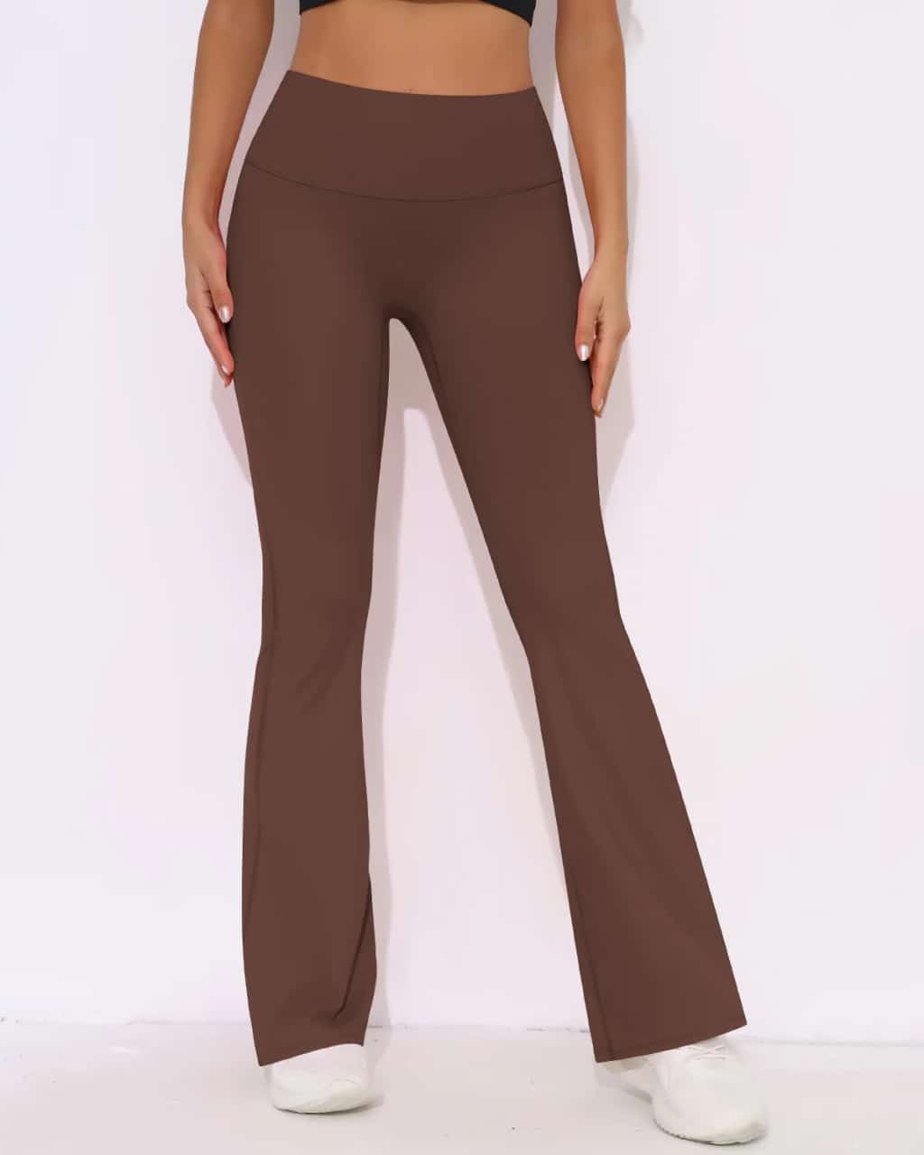 Flared Scrunch High-waisted Leggings - Image 5