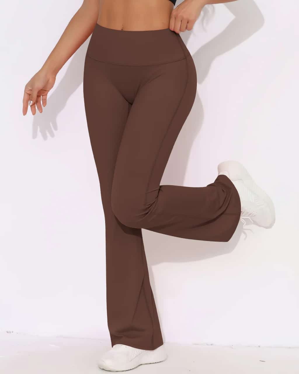 Flared Scrunch High-waisted Leggings - Image 6