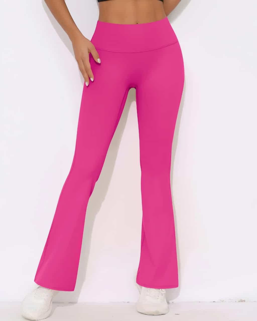 Flared Scrunch High-waisted Leggings - Image 7