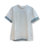 Striped Stitching Tee